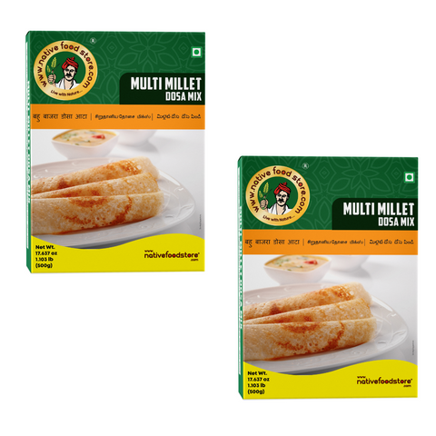 NativeFoodStore Multi Millet Dosa Mix 500g
