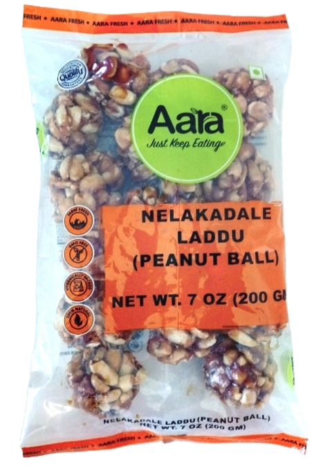 Aara Nelakadale Laddu (Peanut Balls in Jaggery) - 7 oz