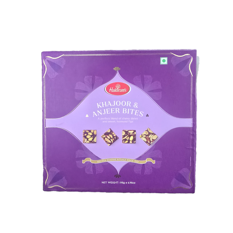 Haldiram's Khajoor And Anjeer Bites - 198gm