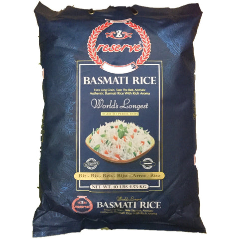 Zafrani Reserve Rice - 10LB