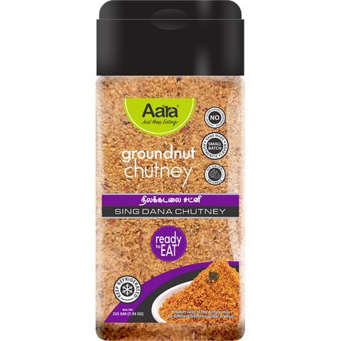 Aara Groundnut Chutney Powder - 225 Gm (7.93 oz)