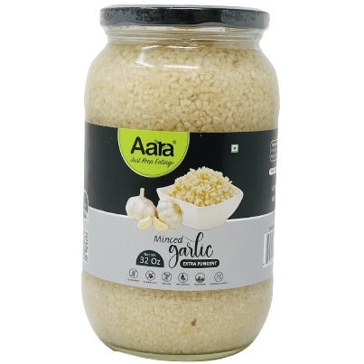 Aara Minced Garlic (Extra Pungent from India) - 32 oz