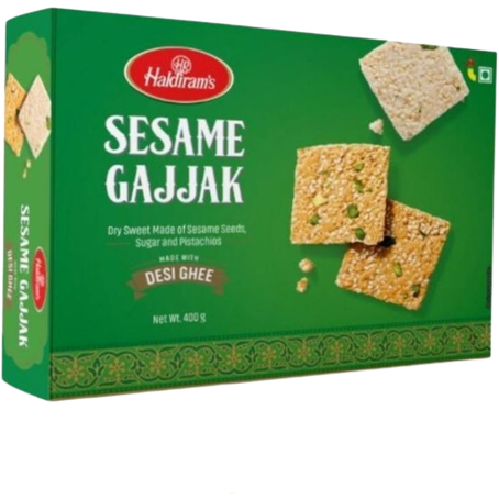 Haldiram's Desi Ghee Sesame Gajjak - 400 GM