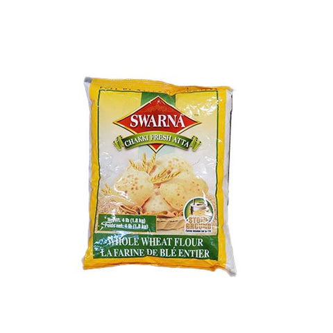 Swarna Chakki Whole Wheat Atta - 4 LB