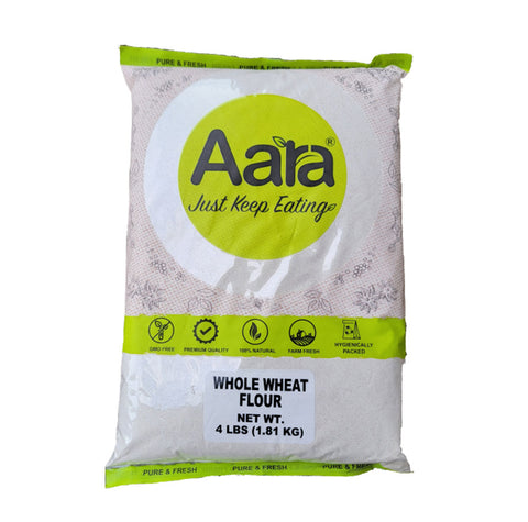 Aara Whole Wheat Atta - 4LB