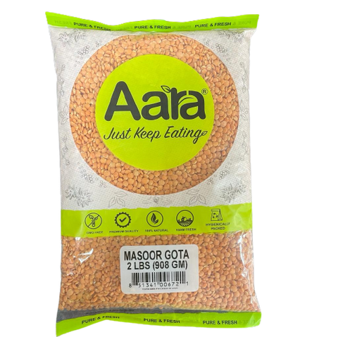 Wholesale Aara Masoor Gota (Red Lentils) - 4 lb  - 10 Pack (1 Case)