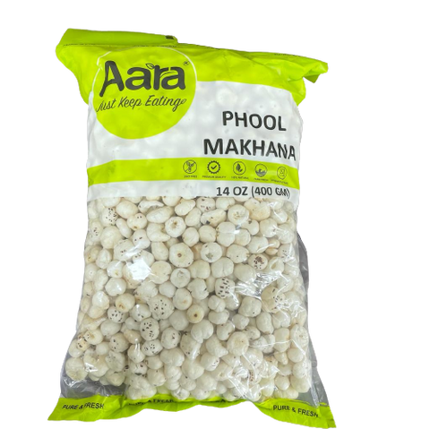 Aara Phool Makhana - Lotus Seeds - Fox nuts -  400 GM