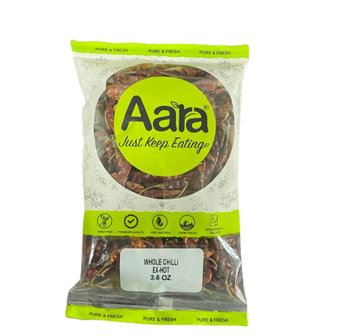 Aara Red Chili Whole (Extra-Hot)