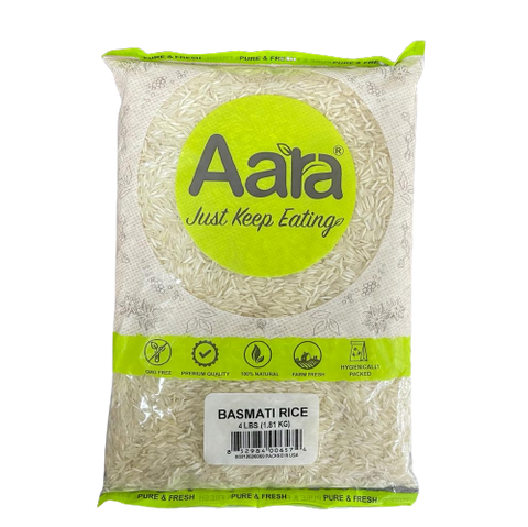 Aara Regular Basmati Rice - 4 LBs