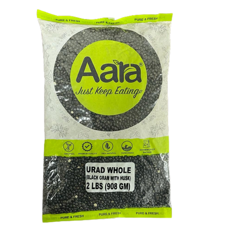 Wholesale Aara Udad Whole (Black Matpe Beans) - 4 lb  - 10 Pack (1 Case)