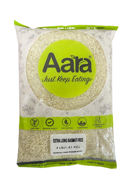 Aara XL Basmati Rice - 4LB