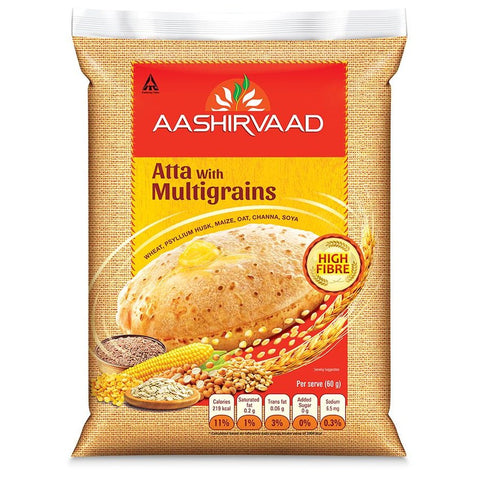 Aashirvaad Atta With Multigrains - 5Kg
