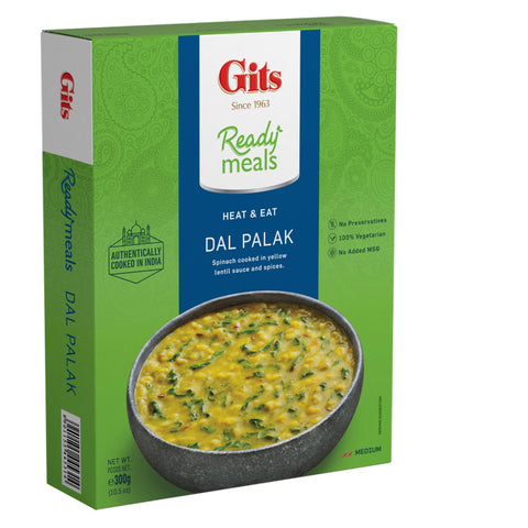 Gits Dal Palak (Heat & Eat) - 10.5 Oz (300 Gm)