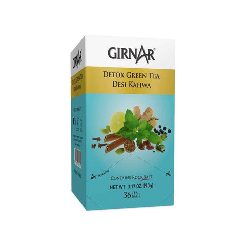 Girnar Detox Green Tea Desi Khawa (36 Tea Bags)