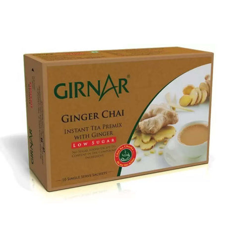 Girnar Unsweet Ginger Tea Premix (10 Sachets)