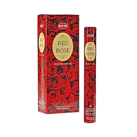 Hem Red Rose (120 Incense Sticks)