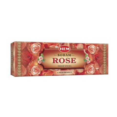 Hem Soham Rose Dhoop Sticks (Pack of 12)