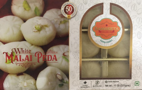 Sangeeta White Malai Peda Net Wt: 11 OZ (320 gms)
