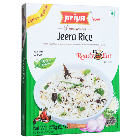 Priya RTE Jeera Rice - 275g (9.7oz)