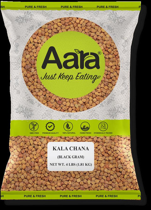 Wholesale Aara Kala Chana - 4 lb  - 10 Pack (1 Case)