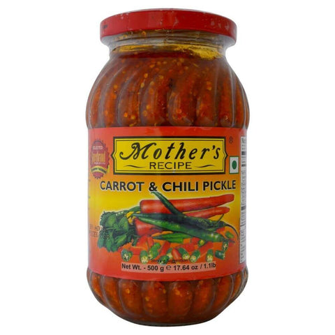 Mother's Recipe Carrot Chili Pickle - 500 G