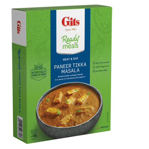 Gits Paneer Tikka Masala (Heat & Eat) - 10.5 Oz (300 Gm)