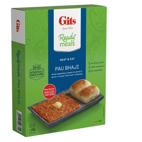 Gits Pau (Pav) Bhaji (Heat & Eat) - 10.5 Oz (300 Gm)
