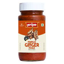 Priya Pickle Mango Ginger Pickle ( Without Garlic )
