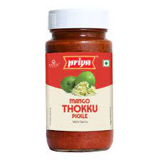 Priya Pickle Mango Thokku (With Garlic)