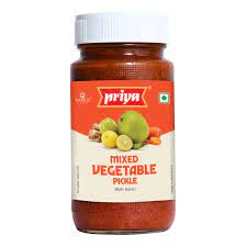 Priya Pickle Mixed Vegetable (With Garlic)