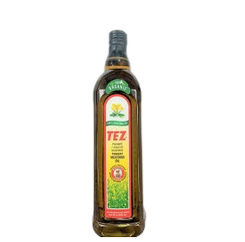 TEZ ORGANIC MUSTARD OIL - 32 OZ