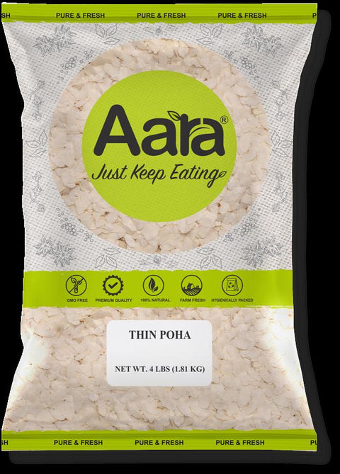 Wholesale Aara Poha Thin - 4 lb  - 10 Pack (1 Case)