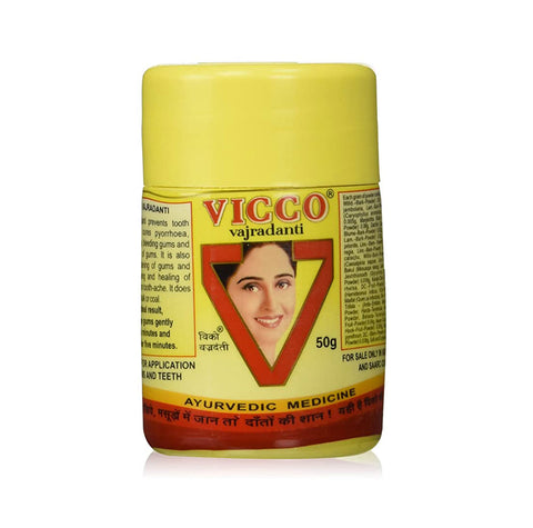 Vicco Vajradanti Toothpowder - 50g x 5 pcs