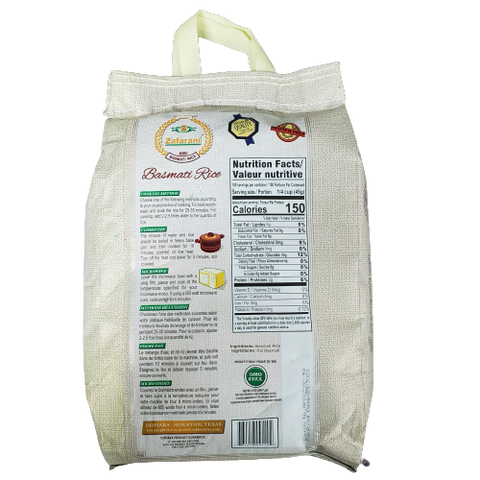 Zafrani Regular Rice - 10LB