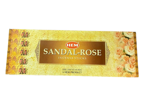 Hem Sandal Rose (120 Incense Sticks)
