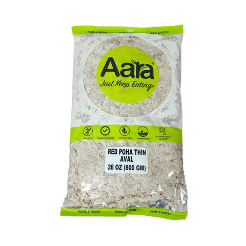 Aara Red Poha Thin Aval - 28oz