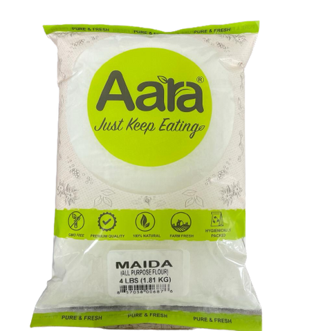 40 lbs Wholesale Aara Maida (White All Purpose Flour) - 4 lbs x 10 Bags