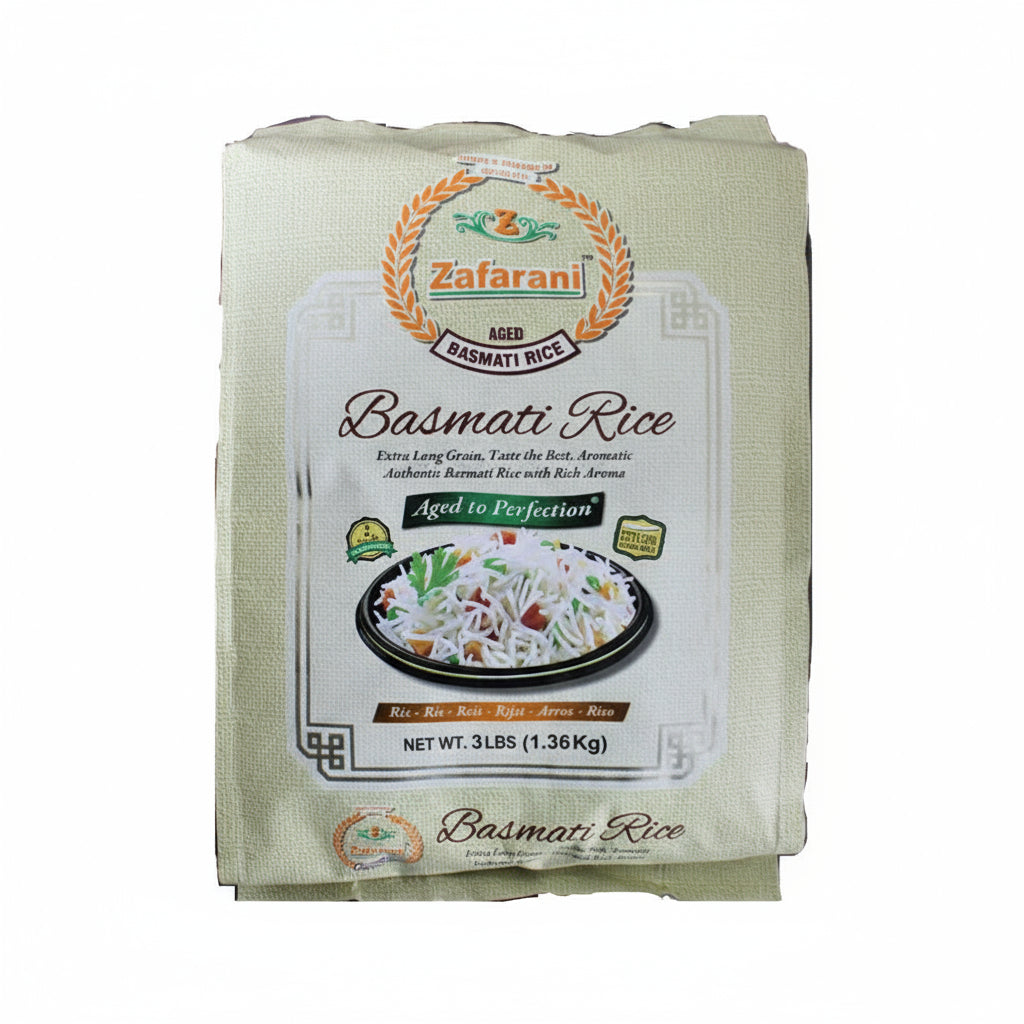 Buy ZAFRANI BASMATI RICE 3 LBS Online Indian Grocery Online Store